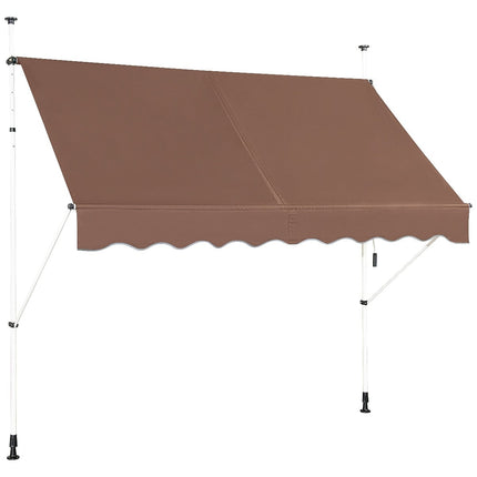 Copertină reglabilă rezistentă la UV pentru balcon, 250 cm