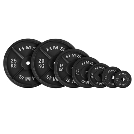 2.5 Kg Cast Iron Weight Plate, Black, 31 mm Hole