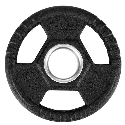 Placă neagră de greutate olimpică de 2,5 kg