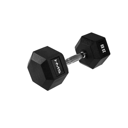 Gantera hexagonală de 25 kg - Aderență durabilă, anti-alunecare