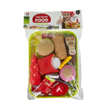 Set de jucării fast-food cu 26 de piese pentru joacă creativă