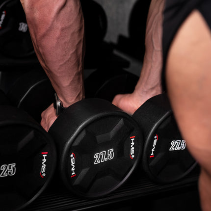 Gantera din poliuretan de 27,5 kg - Echipament de fitness durabil