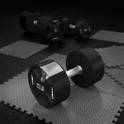 Gantera din poliuretan de 27,5 kg - Echipament de fitness durabil