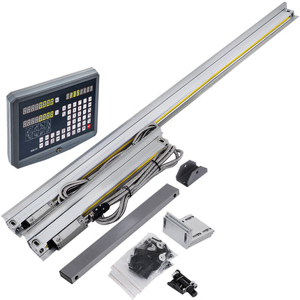 2-Axis DRO Digital Readout With 1000/250mm Linear Scales