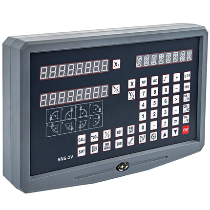 2-Axis DRO Digital Readout With 1000/250mm Linear Scales