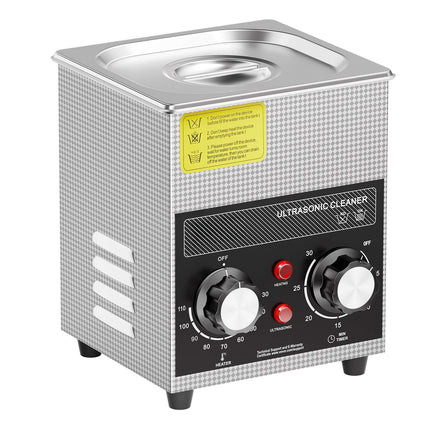2L Ultrasonic Cleaner with Heater, Timer and Basket, 60W
