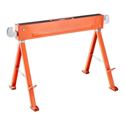 2-Pack Folding Sawhorses, All-Metal, 600 kg Capacity