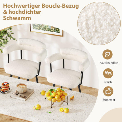 Scaune de bar pivotante albe, format din 2 piese, scaune rotative la 360 de grade