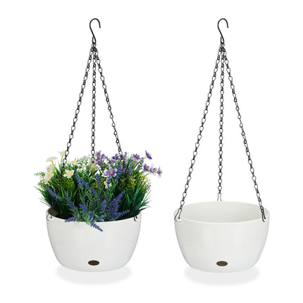 2 cosuri suspendate cu recipiente pentru apa - L