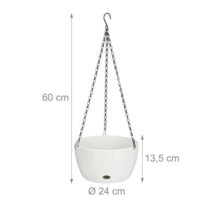 2 cosuri suspendate cu recipiente pentru apa - L