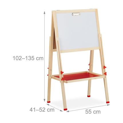 2-in-1 drawing easel for children