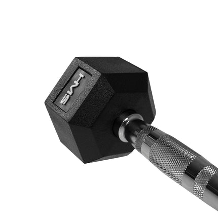Gantera hexagonală de 2 kg - acoperită cu cauciuc