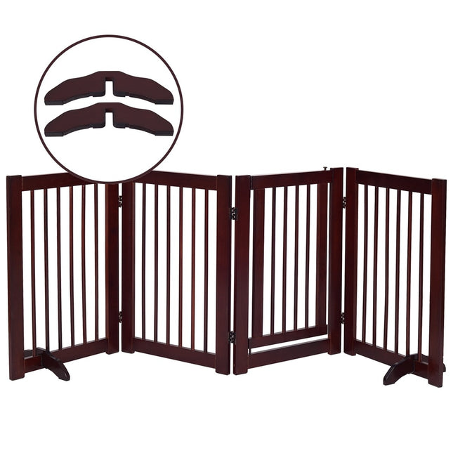 2 x picioare suport din lemn de pin pentru bariera caine 2 cm picioare grilaj pentru poarta de protectie maro