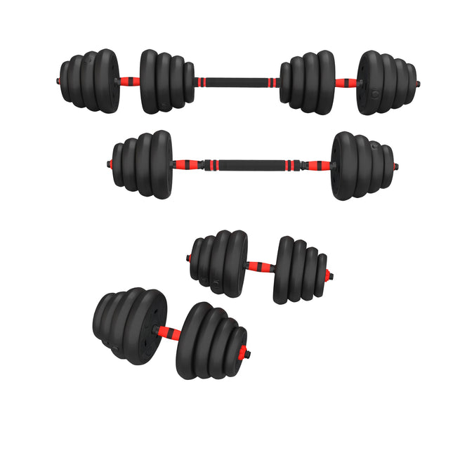 Set de greutăți reglabile pentru gantere de 30 kg, 6 în 1