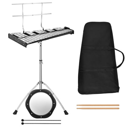 Set xilofon cu 32 de note, suport reglabil și husă