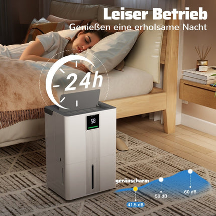 Dezumidificator de casă 35L/zi, 3 moduri, silențios, alb