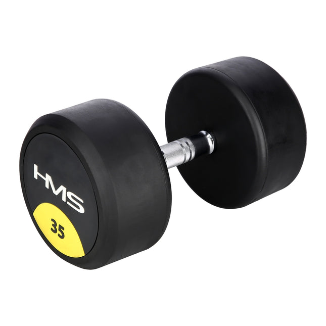 Gantera din cauciuc de 35 kg - Echipament de gimnastică acasă