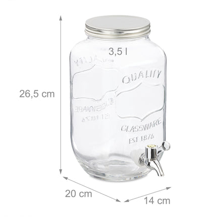 Distribuitor de băuturi de 3,5 litri într-un pachet de 2