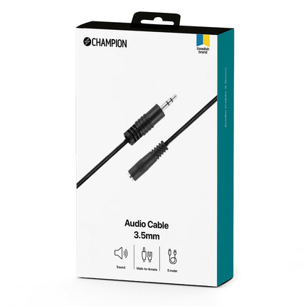 3.5mm - 3.5mm Male-Female 5.0m