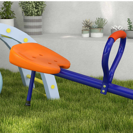 Balansoar rotativ la 360° pentru copii, 2 locuri, rezistent la UV