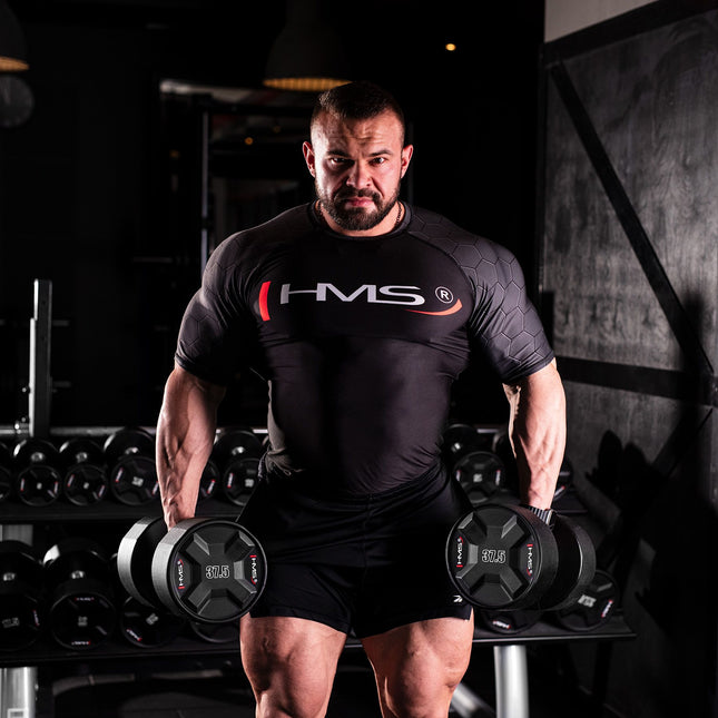 Gantera din poliuretan de 37,5 kg – Mâner durabil, antiderapant