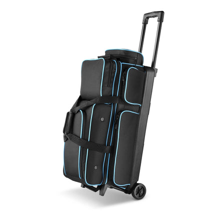 3-Ball Roller Bowling Bag With Wheels, Shoe Compartment