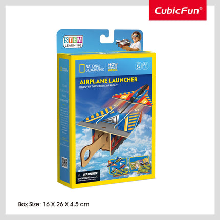 Puzzle cu lansare de avioane 3D, design National Geographic