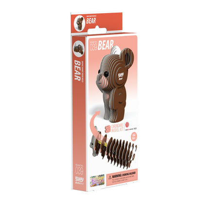 Kit de modele din carton 3D - Design de urs, asamblare ușoară, activitate distractivă