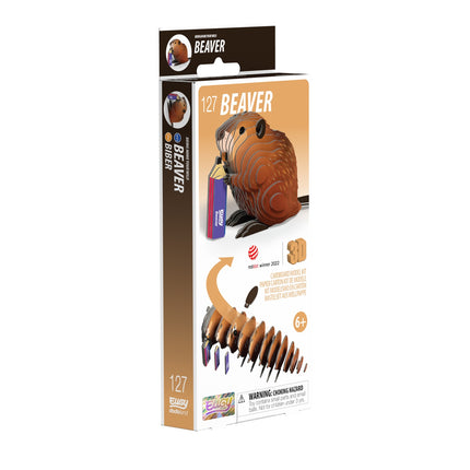 Kit de modele 3D din carton - Beaver Design for Creative Building