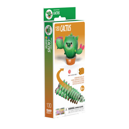 Kit de modele din carton 3D - Design de cactus pentru clădire creativă