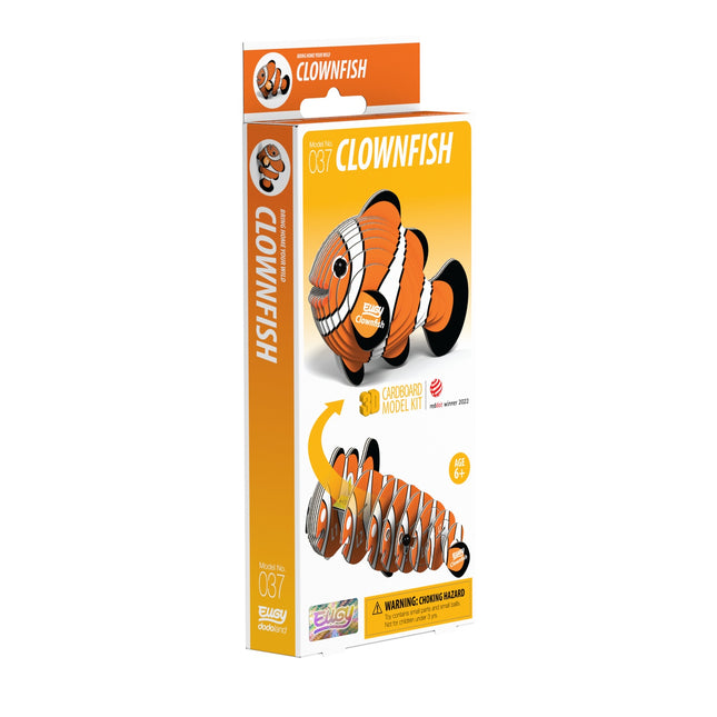 Kit de modele din carton 3D - Design pește clovn pentru clădire creativă