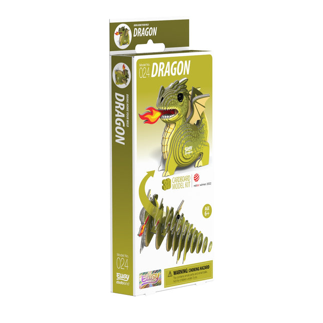 Kit de modele din carton 3D - Design Dragon, Asamblare DIY