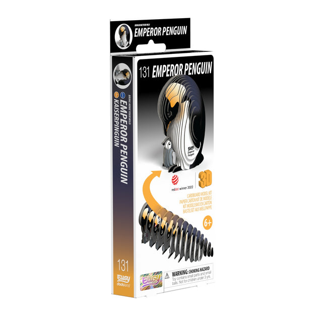 Kit de modele din carton 3D - Proiectul de meșteșuguri Pinguin Împărat