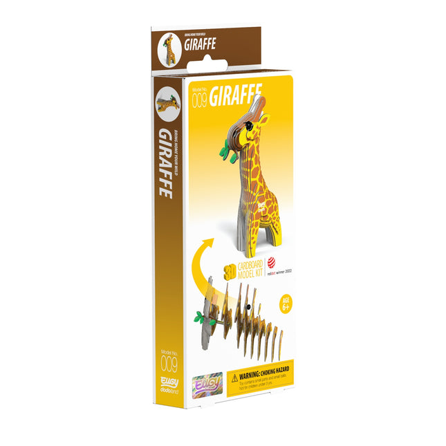 Kit de modele din carton 3D - Girafă, artizanat pentru toate vârstele