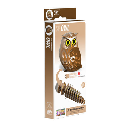 Kit de modele din carton 3D - Design bufniță, proiect artizanat