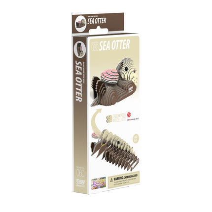 Kit de modele 3D din carton - Vidra de mare pentru distracție creativă