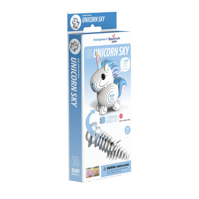 Kit de modele din carton 3D - Design Unicorn, Proiect de bricolaj