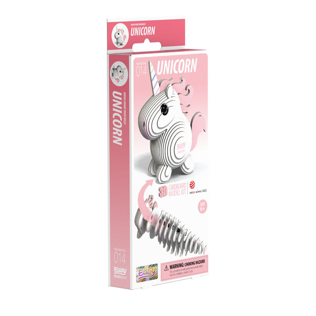 Kit de modele din carton 3D - Design Unicorn, Asamblare Ușoară