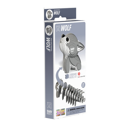 Kit de modele din carton 3D - Design Wolf, Asamblare ușoară