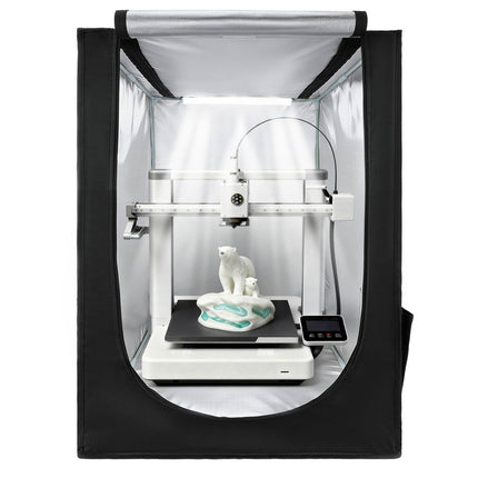 3D Printer Enclosure, 600D Oxford, LED, 21.6x25.6x29.5 in