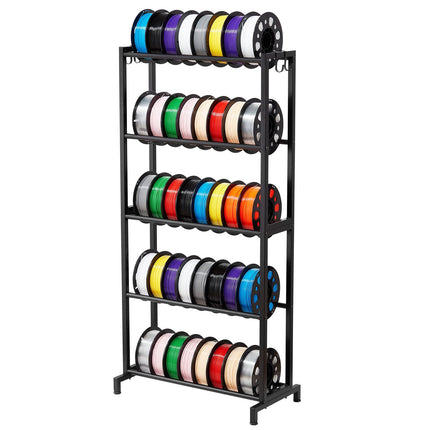 3D Printer Filament Storage Rack – 5-Tier, 45 Spools