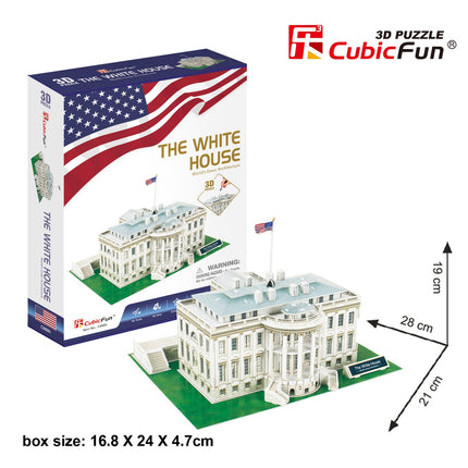 Puzzle 3D de la Casa Albă, distracție pentru toate vârstele