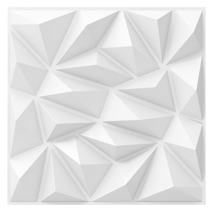 Panouri de perete 3D, model diamant, pachet de 20, acoperire 5m²