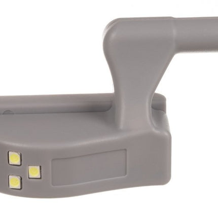 Lampă cu 3 LED-uri pentru un dulap cu balamale