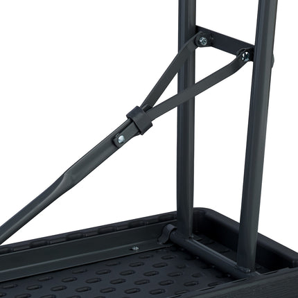 Set cort pliabil din 3 piese pentru bere, aspect ratan, negru