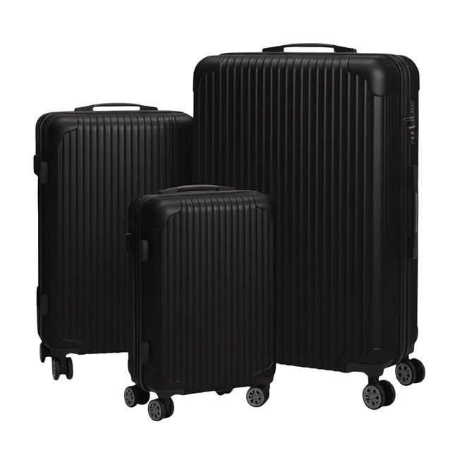 Set de 3 bagaje rigide cu roți pivotante