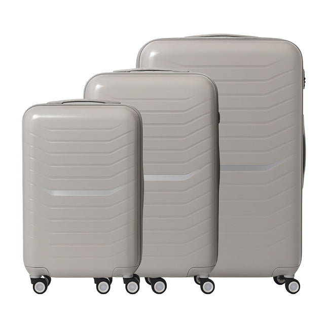 Set de 3 bagaje rigide cu încuietoare TSA