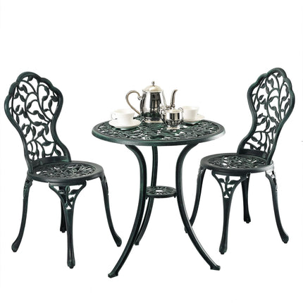 Set bistro metalic cu 3 piese – Masă și scaune