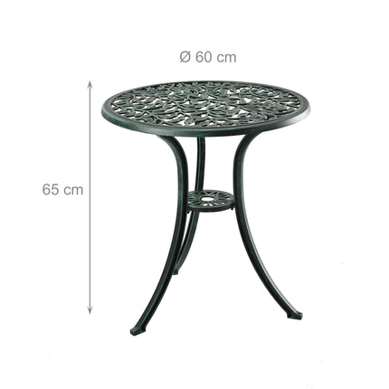 Set bistro metalic cu 3 piese – Masă și scaune