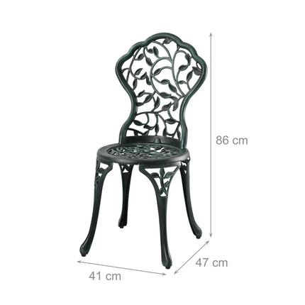 Set bistro metalic cu 3 piese – Masă și scaune